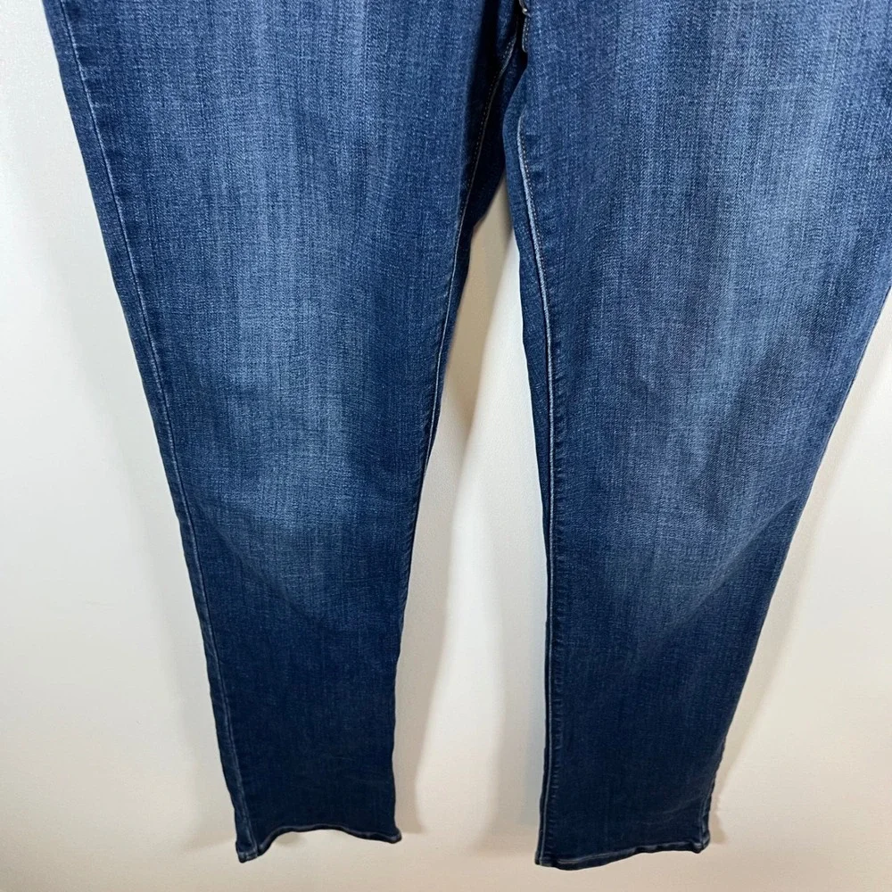 Levis Mid Rise Skinny Jeans‎ Womens 14 Dark Wash Blue Stretch Denim Pants
